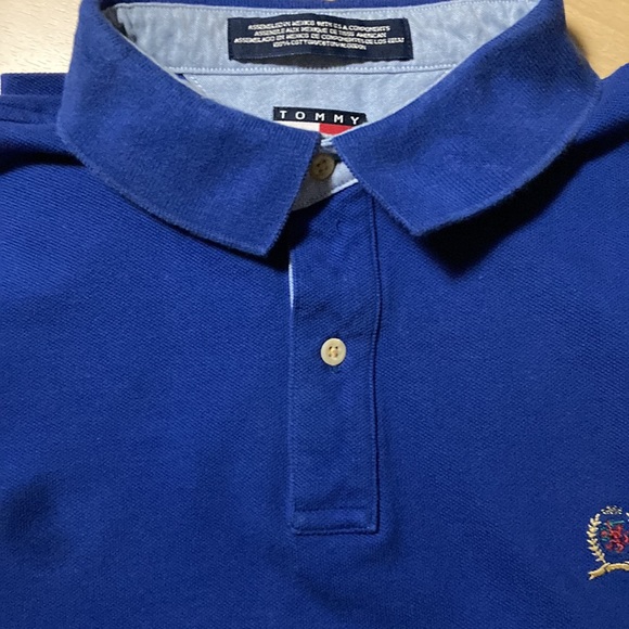 Men’s XL Tommy Hilfiger royal blue polo - Picture 3 of 4